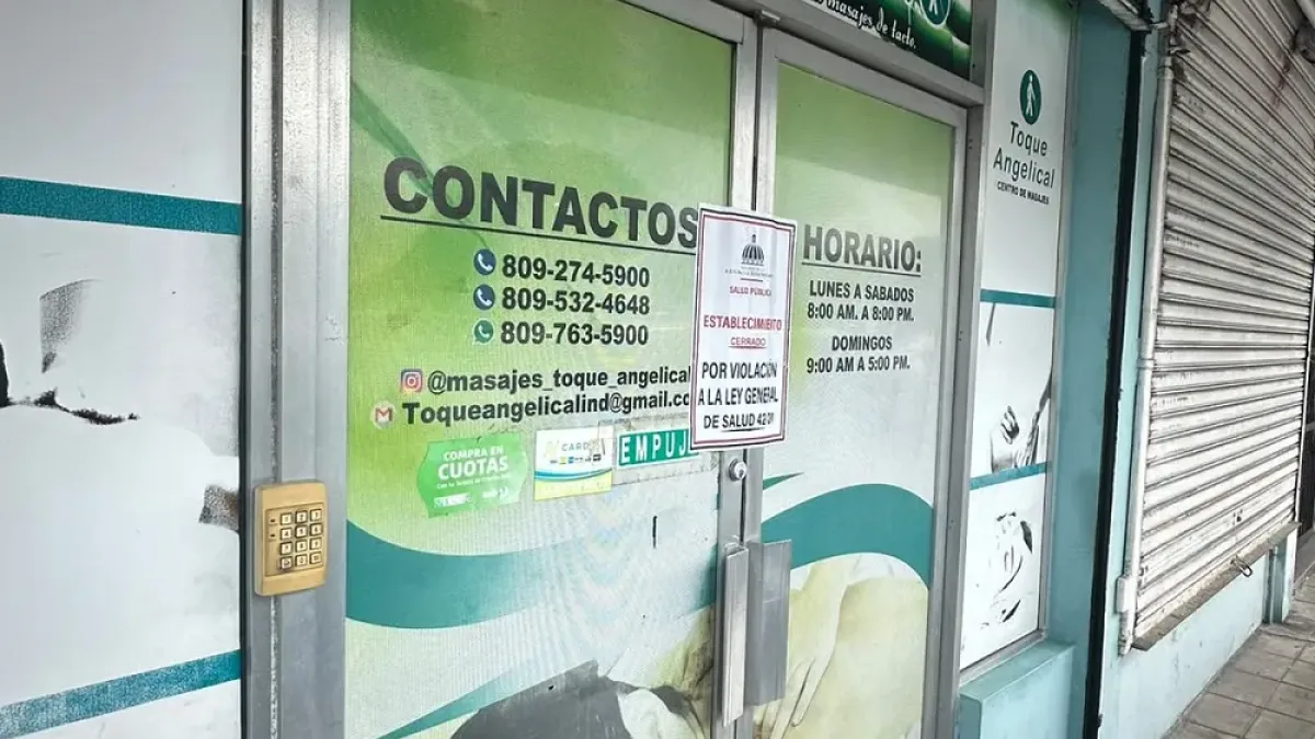 Salud Pública cierra centro de masajes por contacto inapropiado