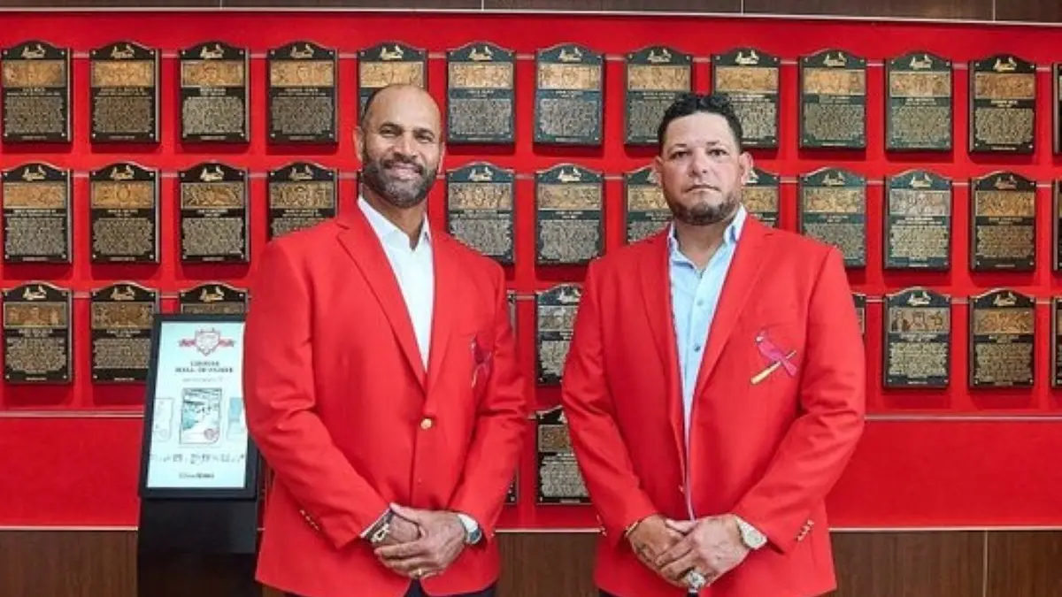 Yadier Molina y Albert Pujols al Salón de la Fama Cardenales