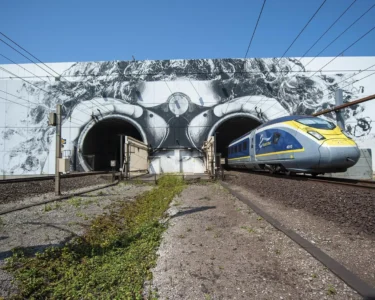 tren en Eurotúnel