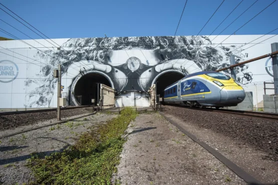tren en Eurotúnel