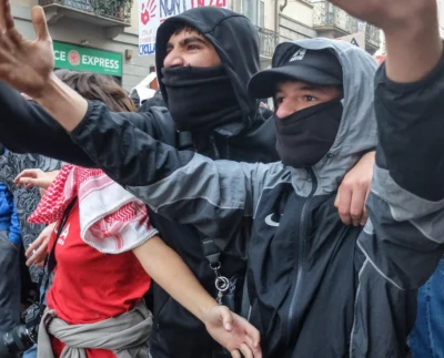 protestas de Milán