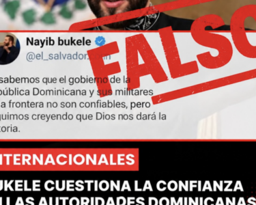 mensaje falso