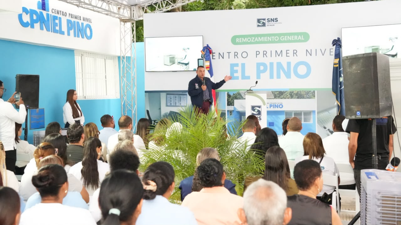 SNS entrega renovado Centro de Primer Nivel El Pino en La Vega