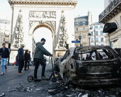 protestas en Francia