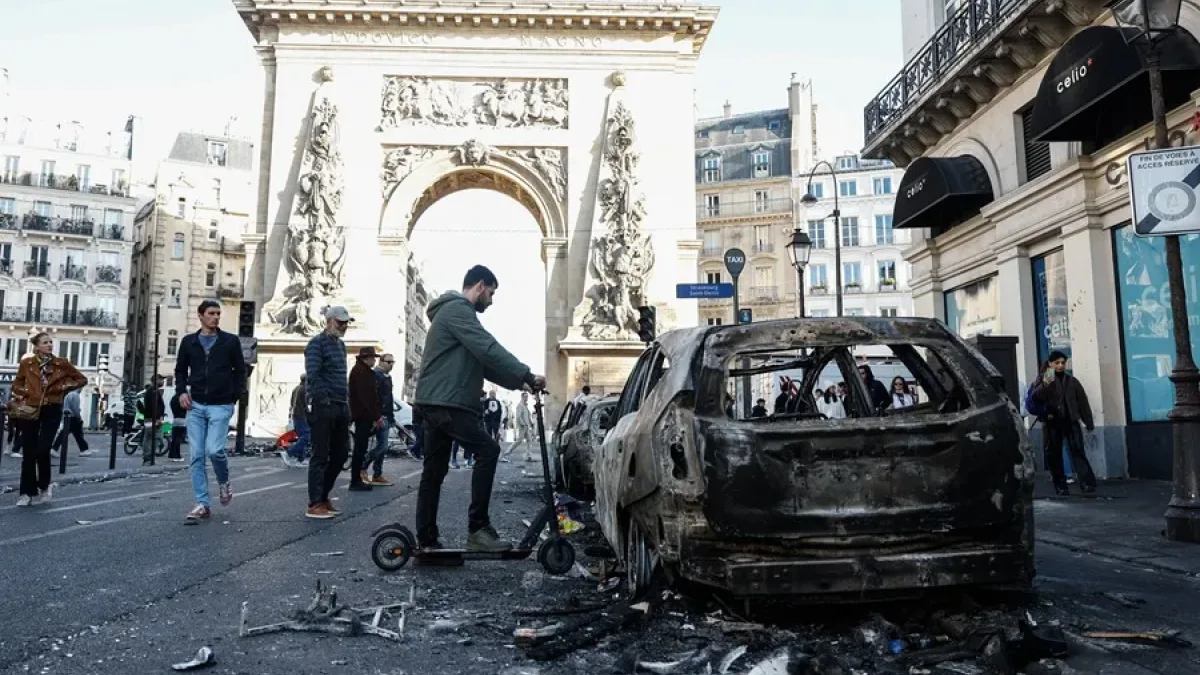 Detenidos en protestas en Francia llegan a 1.800